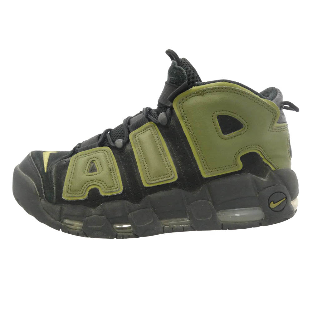NIKE ナイキ 22SS DH8011-001 Air More Uptempo 96 Rough Green エアモアアップテンポ ラフグリーン スニーカー ブラック系 モスグリーン系 26.5cm【中古】