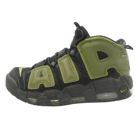 NIKE ナイキ 22SS DH8011-001 Air More Uptempo 96 Rough Green エアモアアップテンポ ラフグリーン スニーカー ブラック系 モスグリーン系 26.5cm【中古】