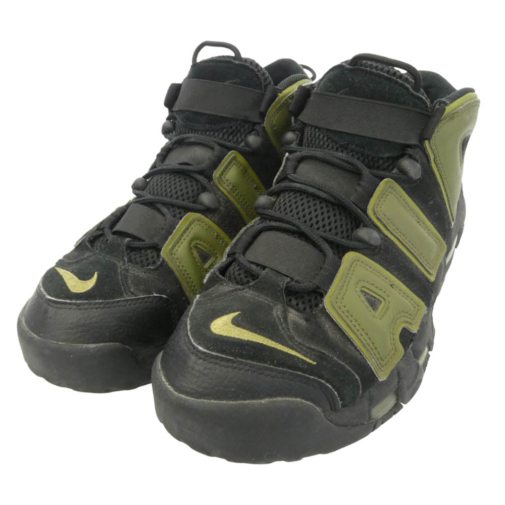 NIKE ナイキ 22SS DH8011-001 Air More Uptempo 96 Rough Green エアモアアップテンポ ラフグリーン スニーカー ブラック系 モスグリーン系 26.5cm【中古】
