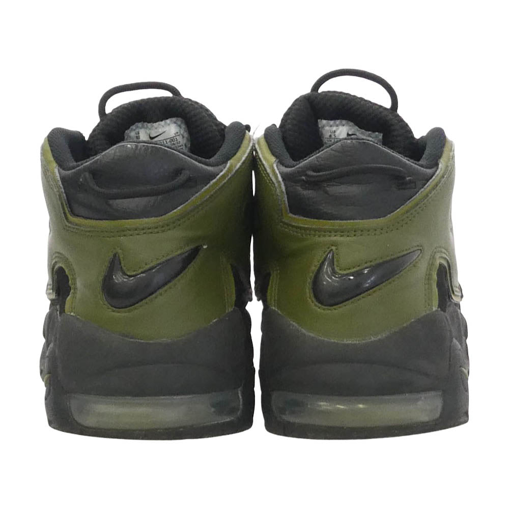 NIKE ナイキ 22SS DH8011-001 Air More Uptempo 96 Rough Green エアモアアップテンポ ラフグリーン スニーカー ブラック系 モスグリーン系 26.5cm【中古】
