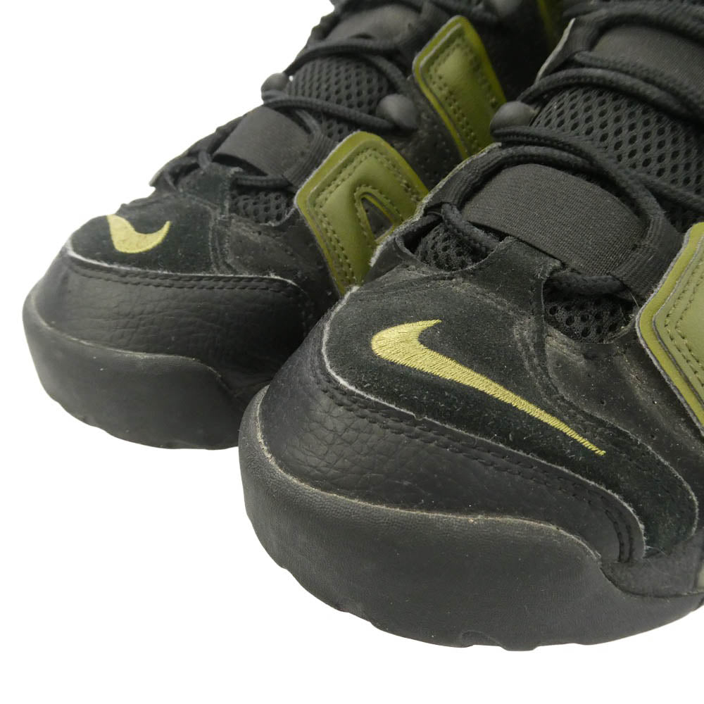NIKE ナイキ 22SS DH8011-001 Air More Uptempo 96 Rough Green エアモアアップテンポ ラフグリーン スニーカー ブラック系 モスグリーン系 26.5cm【中古】