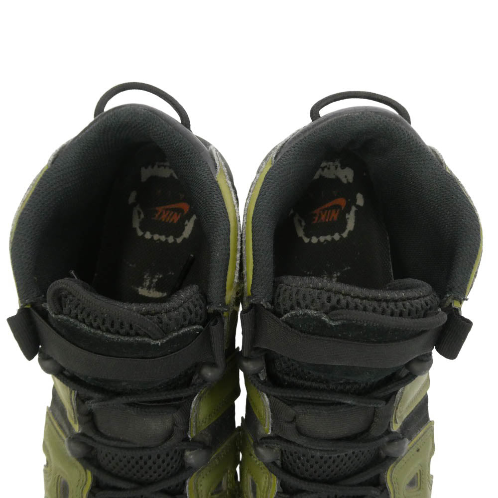NIKE ナイキ 22SS DH8011-001 Air More Uptempo 96 Rough Green エアモアアップテンポ ラフグリーン スニーカー ブラック系 モスグリーン系 26.5cm【中古】