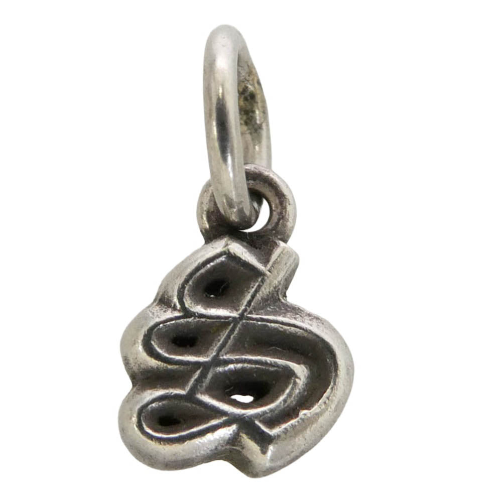 CHROME HEARTS クロムハーツ（原本無） STACK ALPHABET アルファベットスタックチャーム Sイニシャル ペンダント ネックレストップ シルバー系【中古】