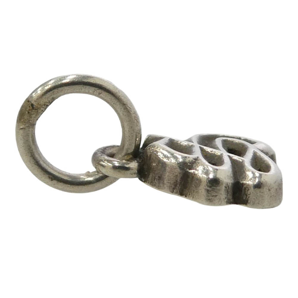 CHROME HEARTS クロムハーツ（原本無） STACK ALPHABET アルファベットスタックチャーム Sイニシャル ペンダント ネックレストップ シルバー系【中古】