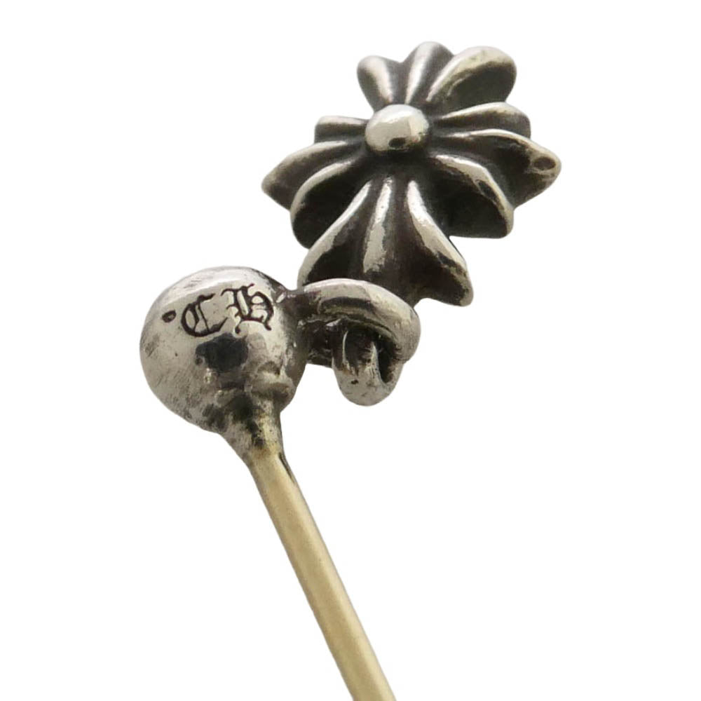 CHROME HEARTS クロムハーツ（原本無） TNY E CH PLS タイニーE CHプラス ドロップピアス シルバー系【中古】