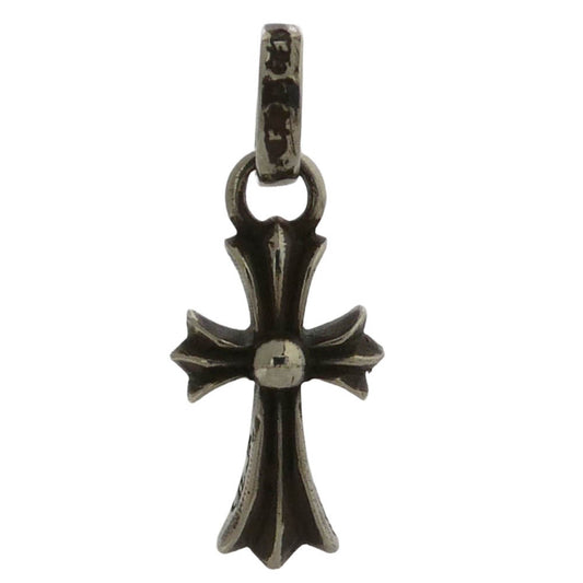 CHROME HEARTS クロムハーツ（原本無） BBY F PPRCHN ベイビーファット クロス ドロップ ピアス シルバー系【中古】