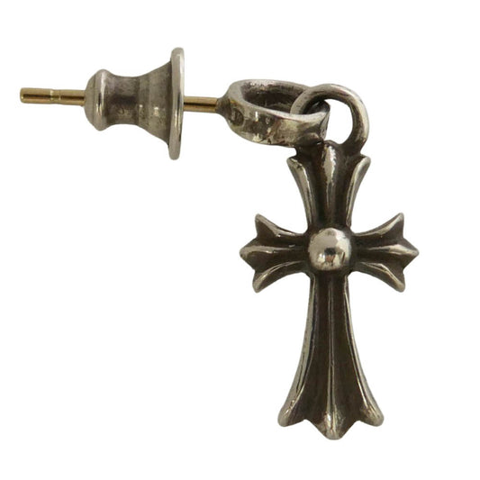 CHROME HEARTS クロムハーツ（原本無） BBY F PPRCHN ベイビーファット クロス ドロップ ピアス シルバー系【中古】