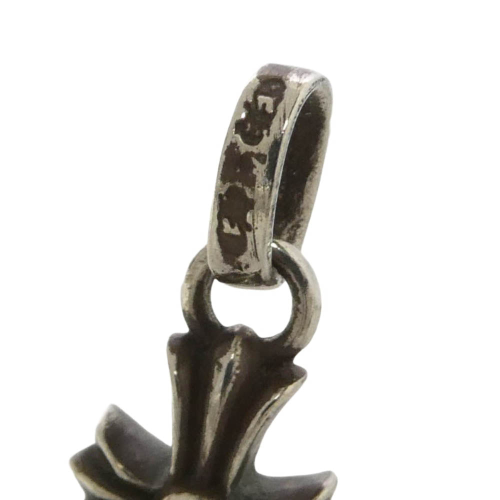 CHROME HEARTS クロムハーツ（原本無） BBY F PPRCHN ベイビーファット クロス ドロップ ピアス シルバー系【中古】