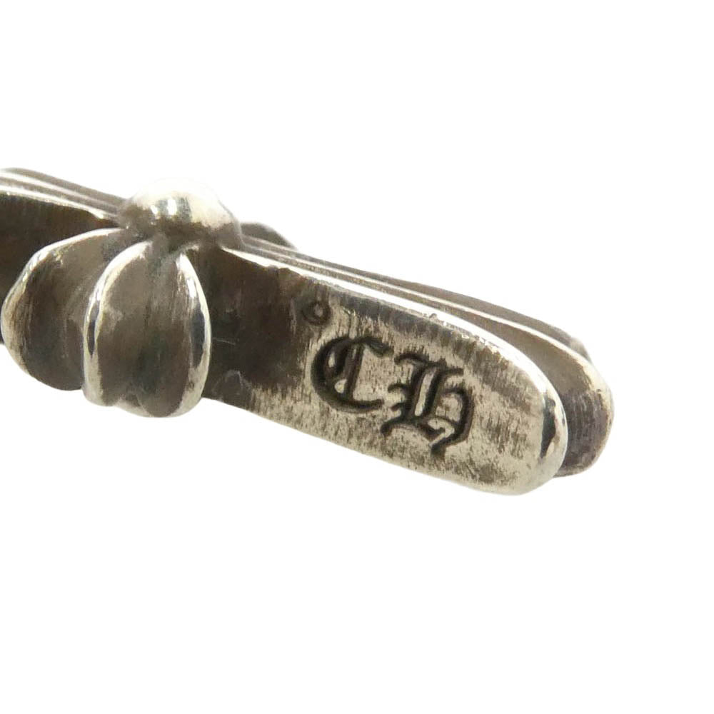 CHROME HEARTS クロムハーツ（原本無） BBY F PPRCHN ベイビーファット クロス ドロップ ピアス シルバー系【中古】