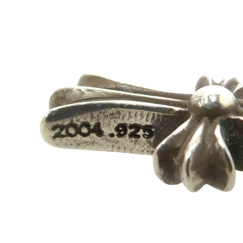 CHROME HEARTS クロムハーツ（原本無） BBY F PPRCHN ベイビーファット クロス ドロップ ピアス シルバー系【中古】