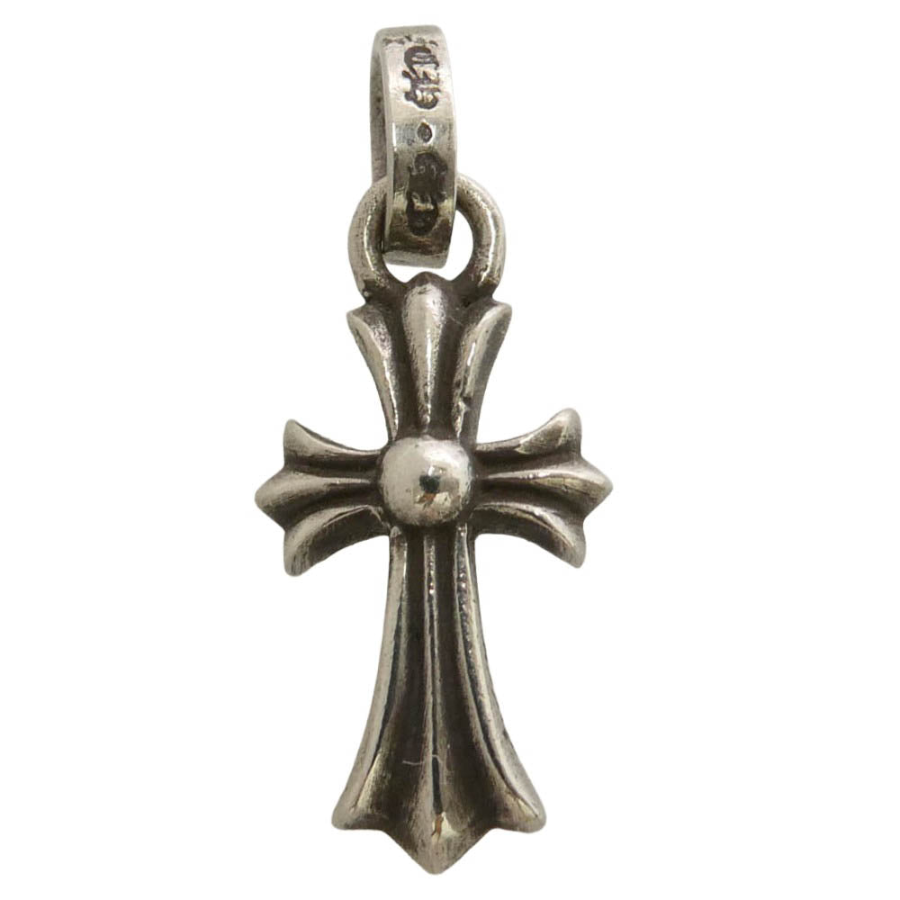 CHROME HEARTS クロムハーツ（原本無） CRS BBYFAT ベイビーファットクロス ペンダントトップ チャーム シルバー系【中古】