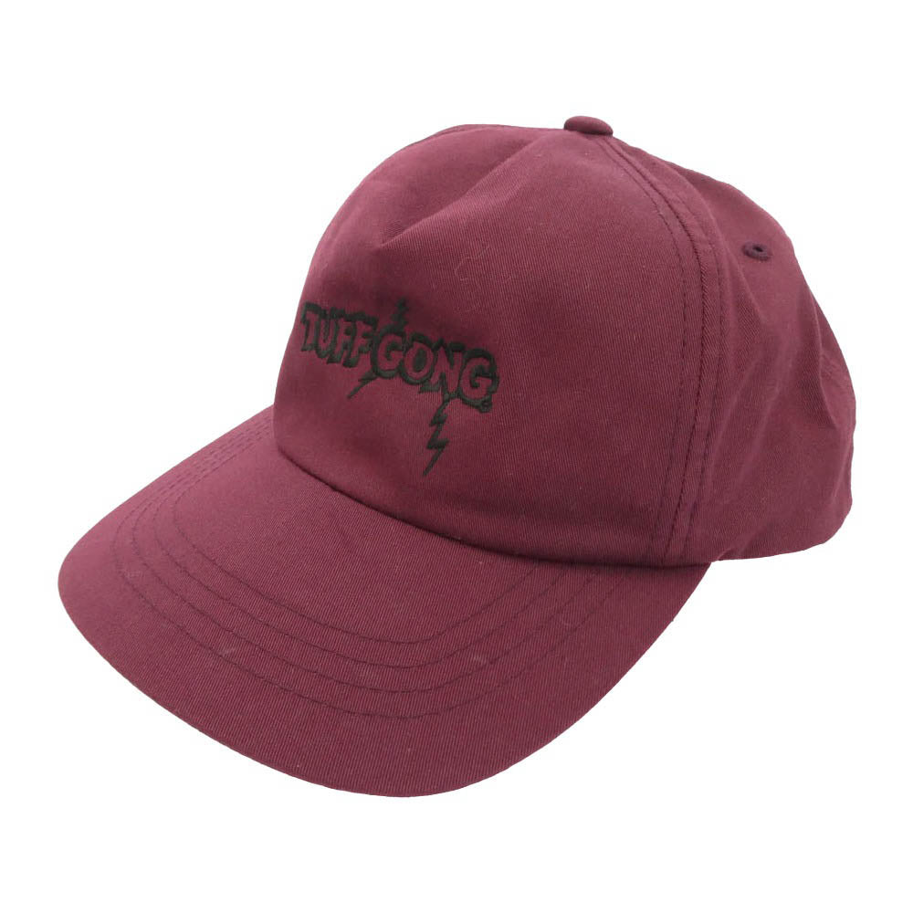 WACKO MARIA ワコマリア × TUFF GONG 6 panel cap タフゴング 6パネル キャップ 帽子 ワインレッド系【中古】