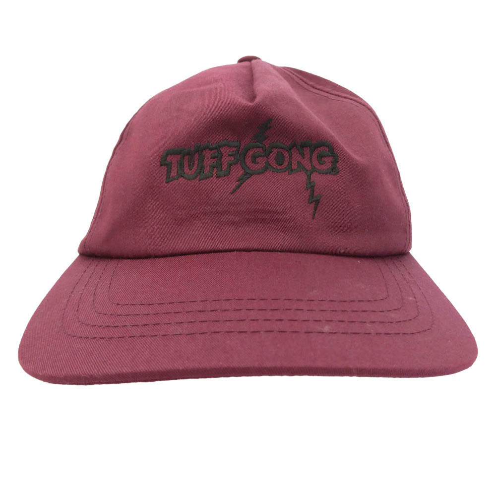 WACKO MARIA ワコマリア × TUFF GONG 6 panel cap タフゴング 6パネル キャップ 帽子 ワインレッド系【中古】