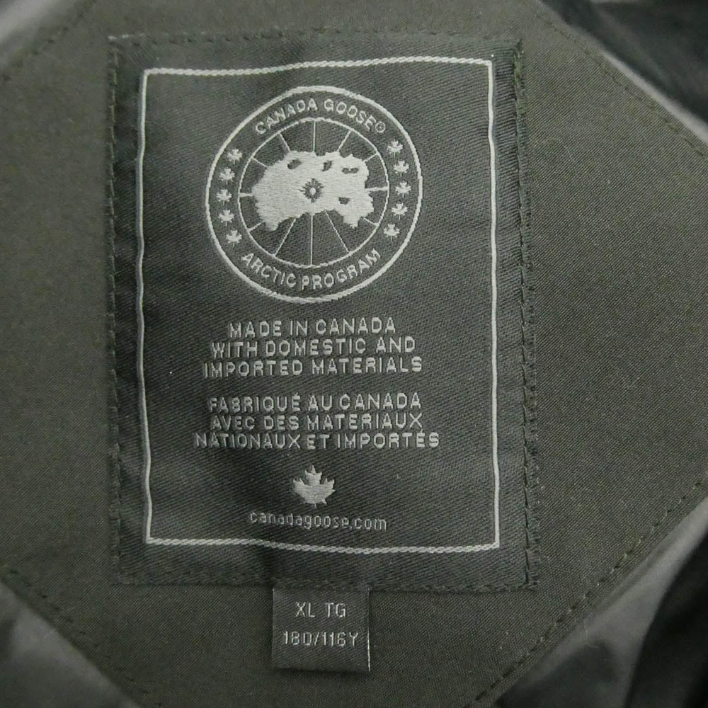 CANADA GOOSE カナダグース 3804MB カナダグースジャパンタグ MacMillan Parka Black Label Heritage ブラックレーベル マクミランパーカー ダウンジャケット ブラック系 XL【中古】