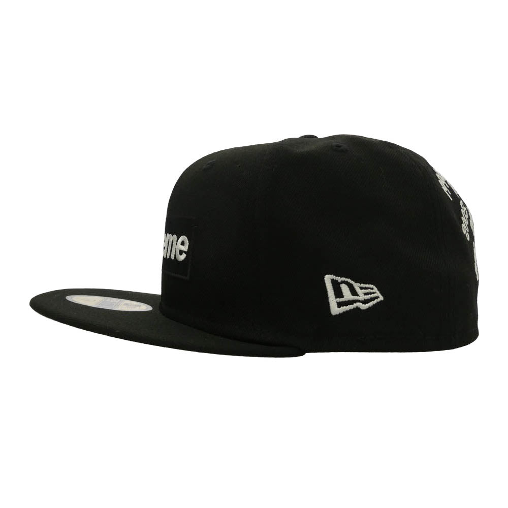 Supreme シュプリーム NEW ERA ニューエラ 21SS ×NEW ERA Champions Box Logo ニューエラ チャンピオンズ ボックスロゴ ベースボールキャップ 帽子 ブラック系 M/58.7cm【極上美品】【中古】