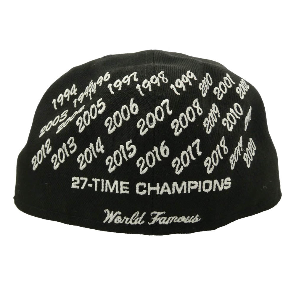 Supreme シュプリーム NEW ERA ニューエラ 21SS ×NEW ERA Champions Box Logo ニューエラ チャンピオンズ ボックスロゴ ベースボールキャップ 帽子 ブラック系 M/58.7cm【極上美品】【中古】