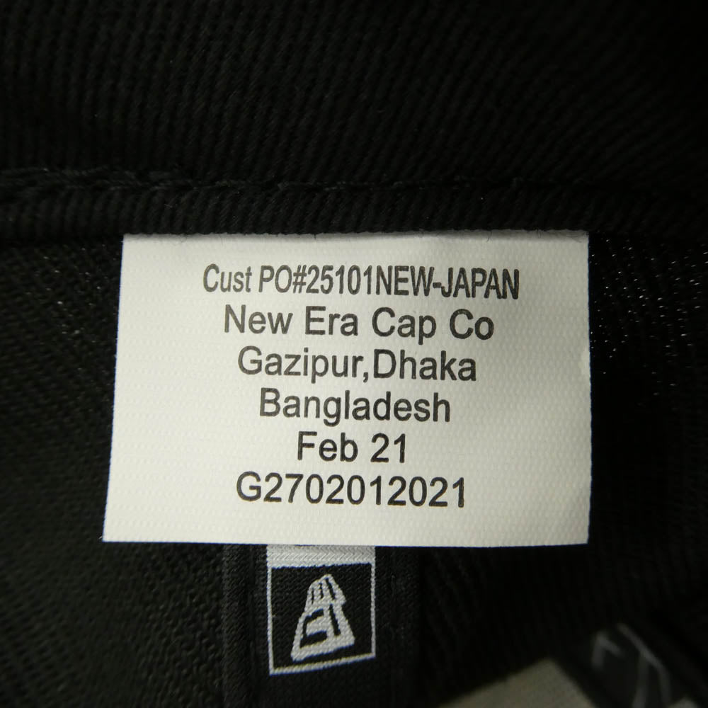 Supreme シュプリーム NEW ERA ニューエラ 21SS ×NEW ERA Champions Box Logo ニューエラ チャンピオンズ ボックスロゴ ベースボールキャップ 帽子 ブラック系 M/58.7cm【極上美品】【中古】