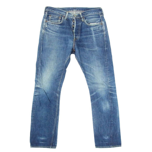 FULLCOUNT フルカウント 1110 13.7oz ボタンフライ デニム パンツ インディゴブルー系 サイズ表記無【中古】