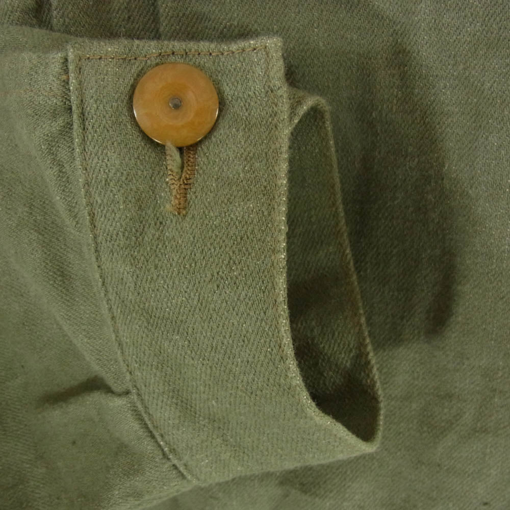 Nigel Cabourn ナイジェルケーボン 25AW 8051-00-30003 日本製 40s DENIM JACKET ジップアップ シンチバック デニムジャケット カーキ系 46【中古】