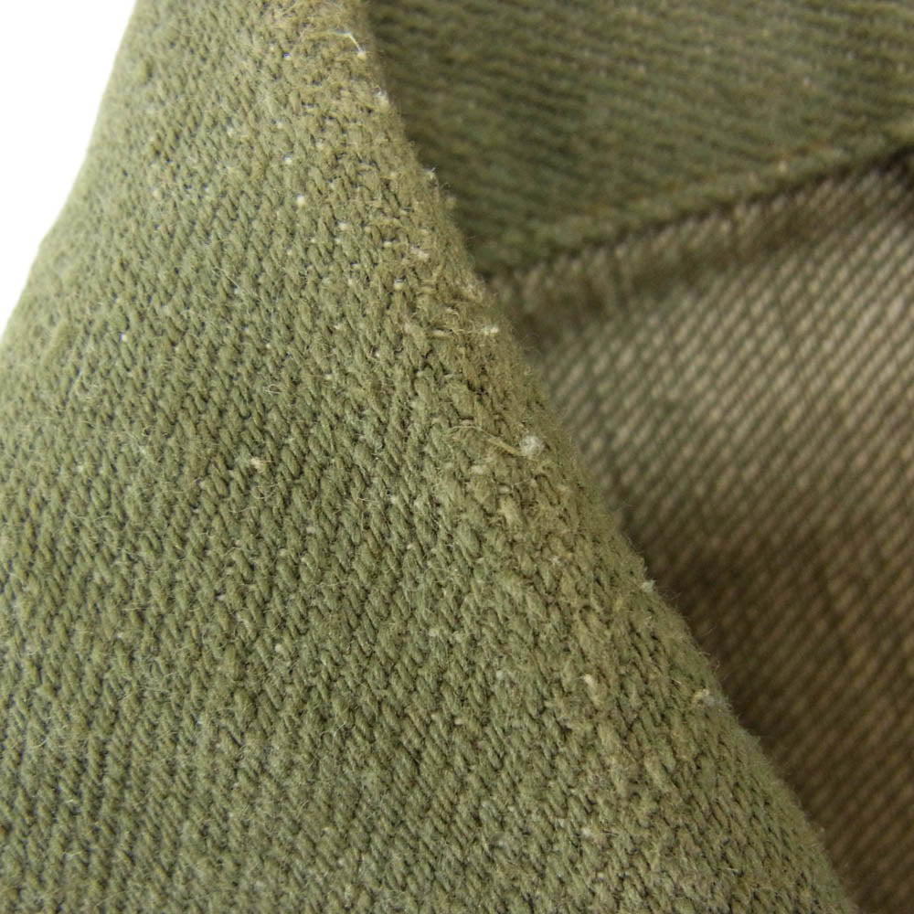 Nigel Cabourn ナイジェルケーボン 25AW 8051-00-30003 日本製 40s DENIM JACKET ジップアップ シンチバック デニムジャケット カーキ系 46【中古】