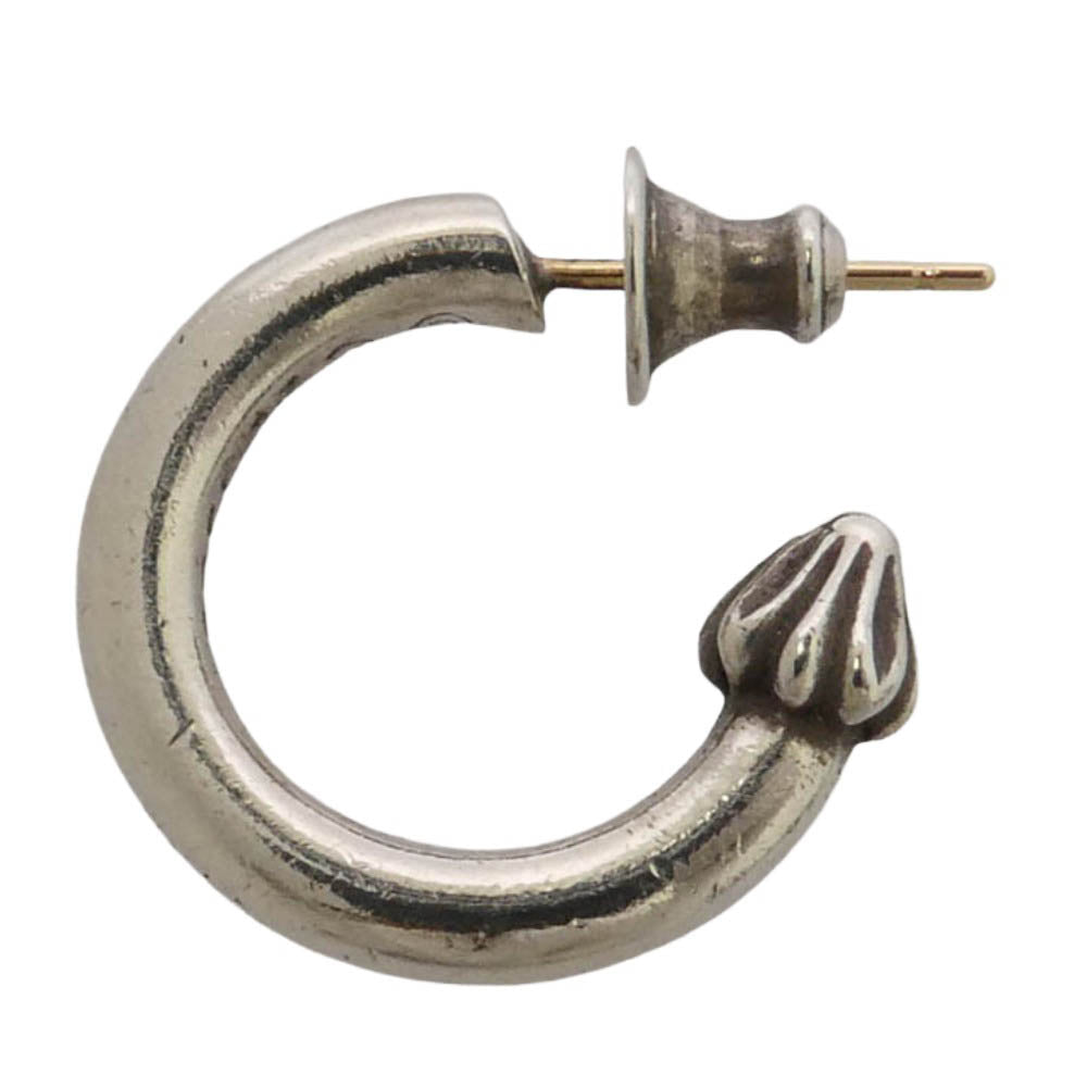 CHROME HEARTS クロムハーツ（原本無） HOOP PLAIN プレーン フープ ピアス シルバー系【中古】