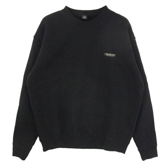 RATS ラッツ 24AW 24'RTC-1101 FLEECE CREW NECK SWEAT フリース クルーネック スウェット シャツ ブラック系 L【中古】