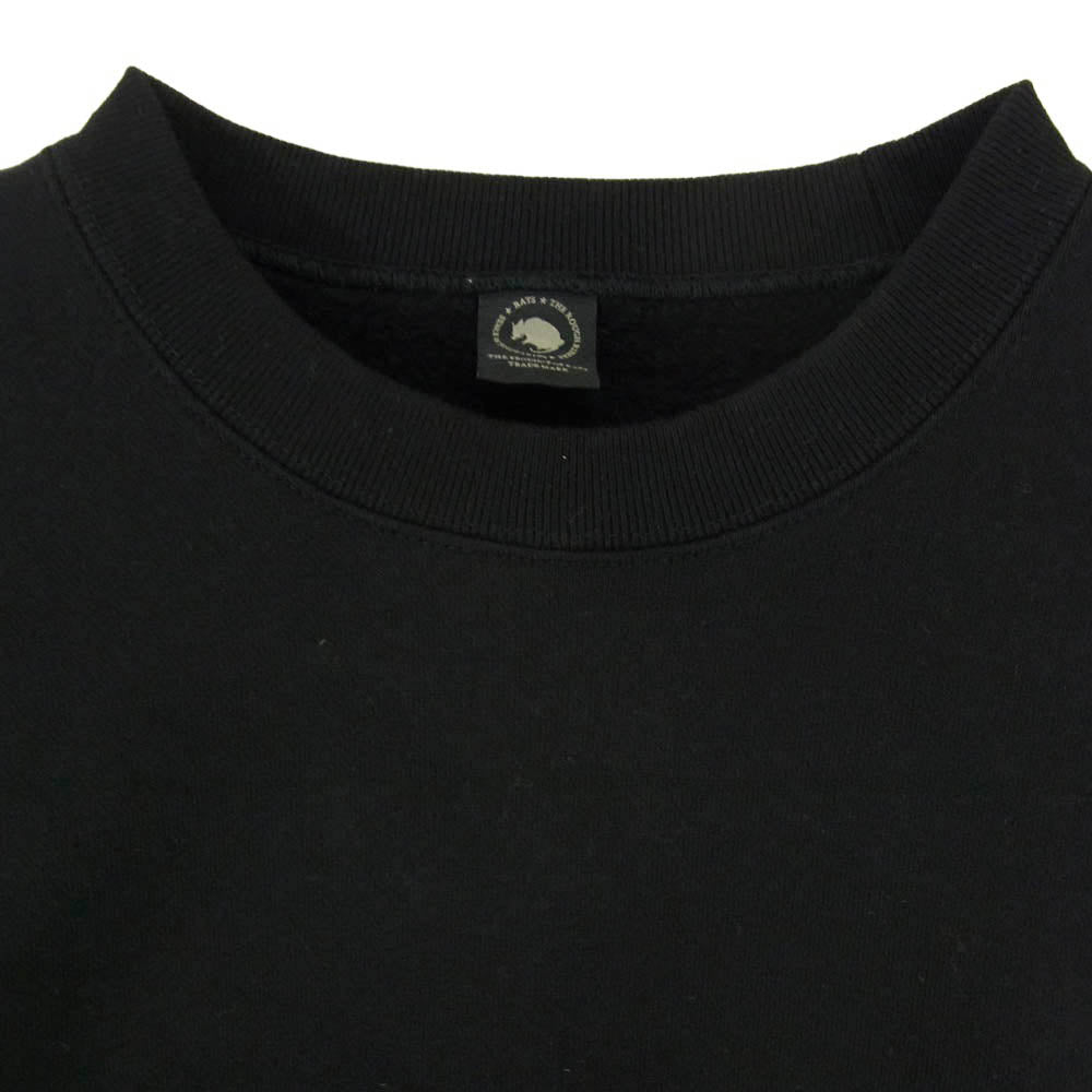 RATS ラッツ 24AW 24'RTC-1101 FLEECE CREW NECK SWEAT フリース クルーネック スウェット シャツ ブラック系 L【中古】