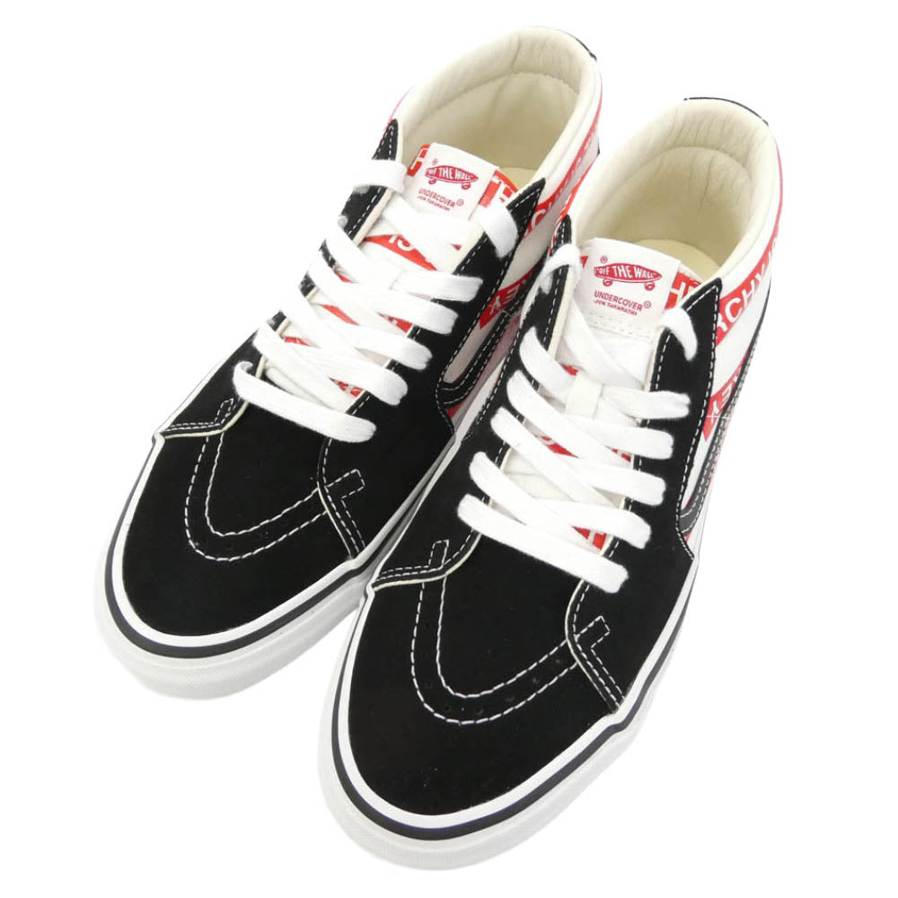 UNDERCOVER アンダーカバー 24AW UC1D9F04 × OTW by Vans Sk8-Mid White Base バイバンズ スケートミッド ホワイトベース ミッドカット スニーカー マルチカラー系 27.5cm【極上美品】【中古】