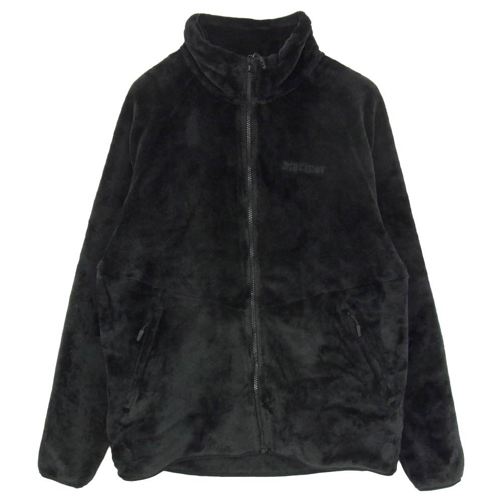 MARMOT マーモット 25AW MTFW25MFL039 Balmy Fleece Jacket バルミー フリース ロゴ刺繍 ジップアップ ジャケット ブラック系 M【美品】【中古】