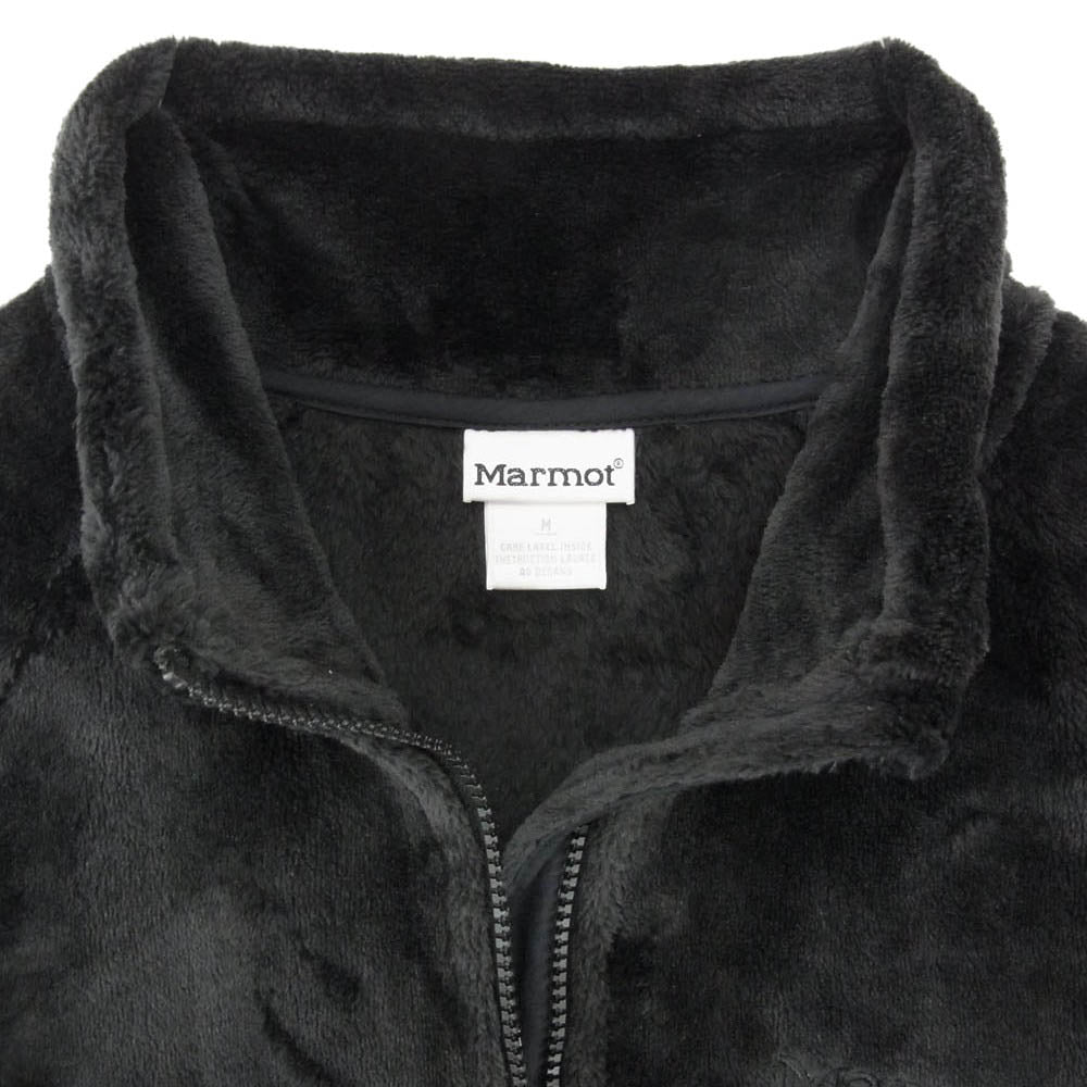 MARMOT マーモット 25AW MTFW25MFL039 Balmy Fleece Jacket バルミー フリース ロゴ刺繍 ジップアップ ジャケット ブラック系 M【美品】【中古】