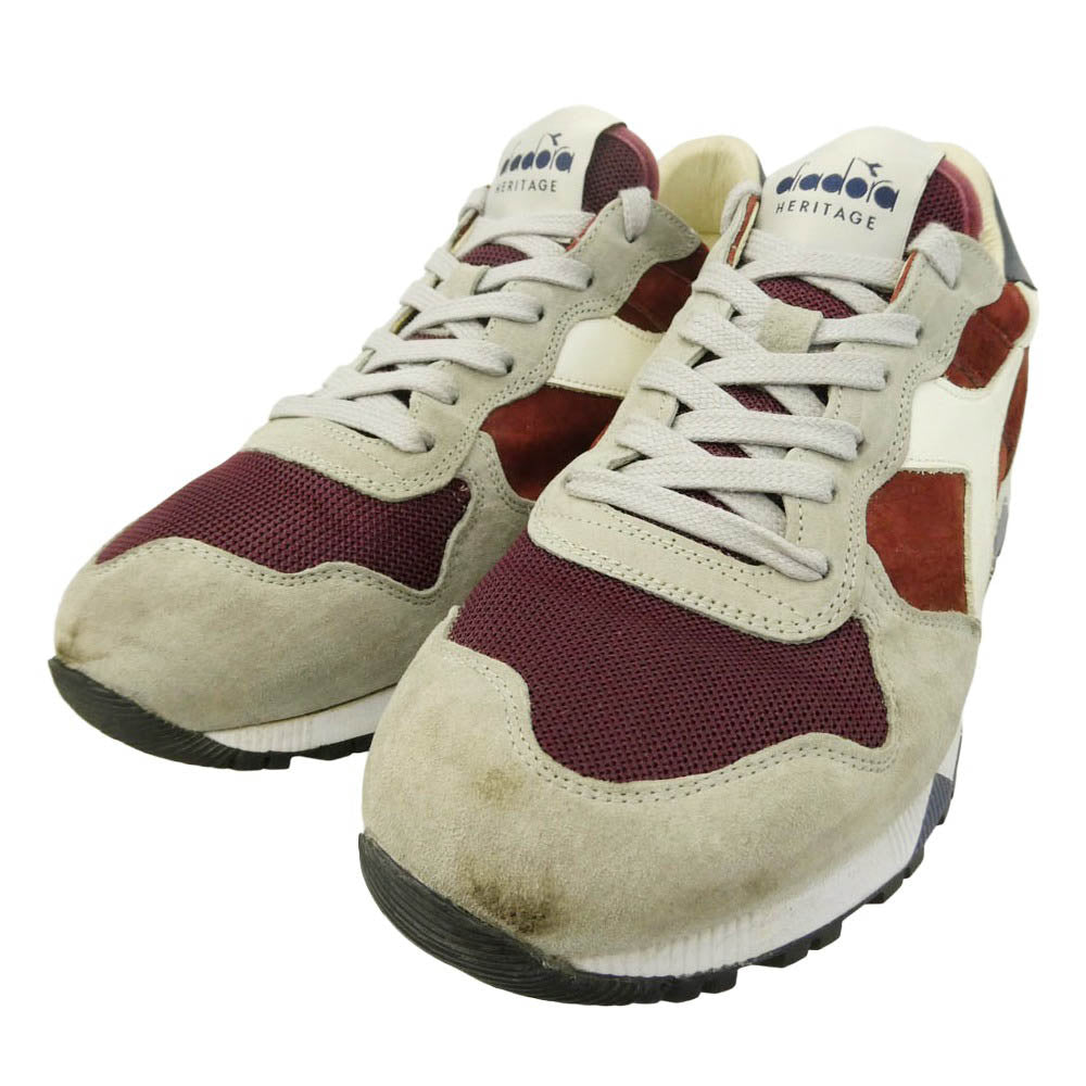 Diadora ディアドラ 176585 ヘリテージ TRIDENT 90 SUEDE SW スエード ローカット スニーカー マルチカラー系 26.5cm【中古】