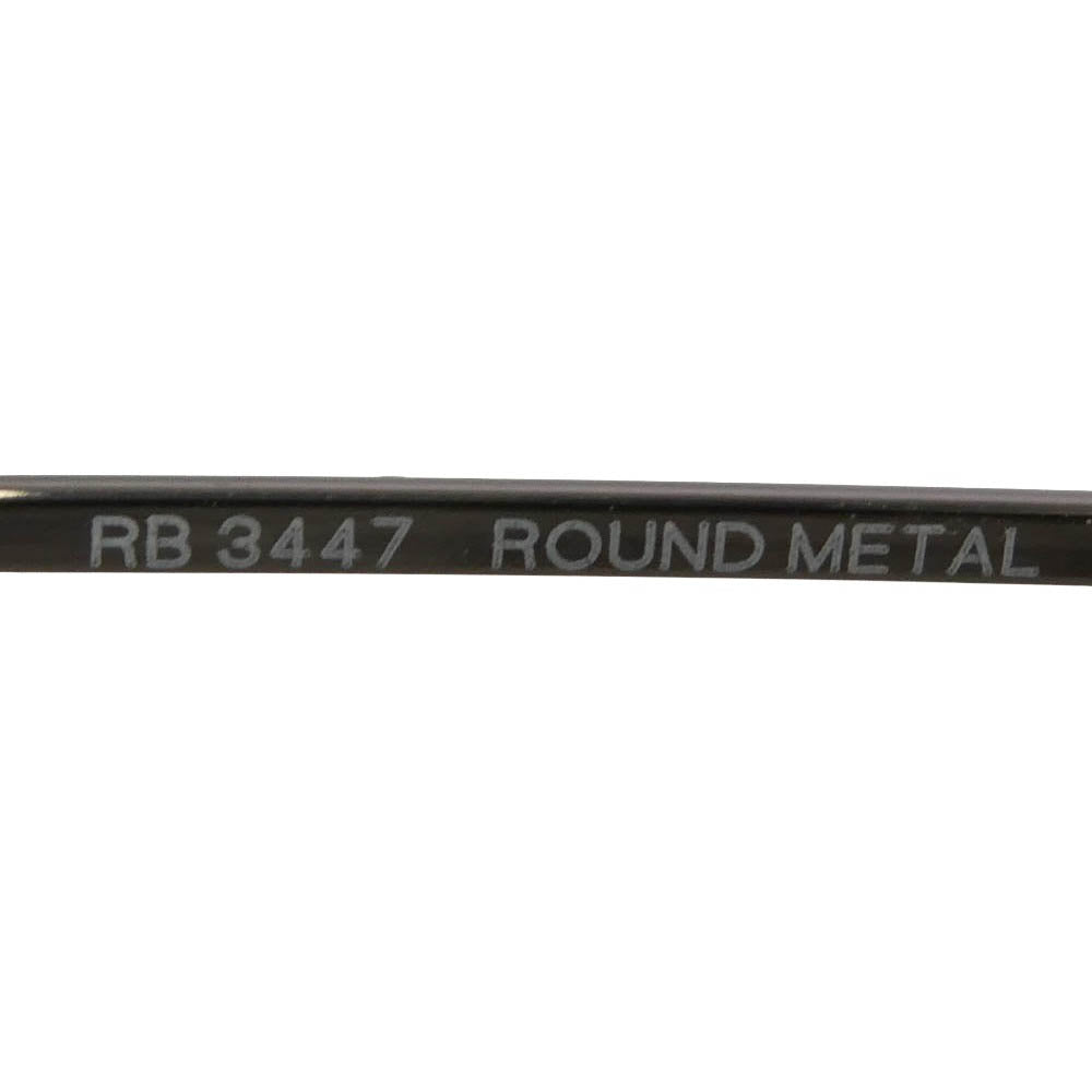 Ray-Ban レイバン RB3447 ROUND METAL ラウンドメタル アイウェア サングラス グリーン 53□21-145 ダークグレー系【中古】