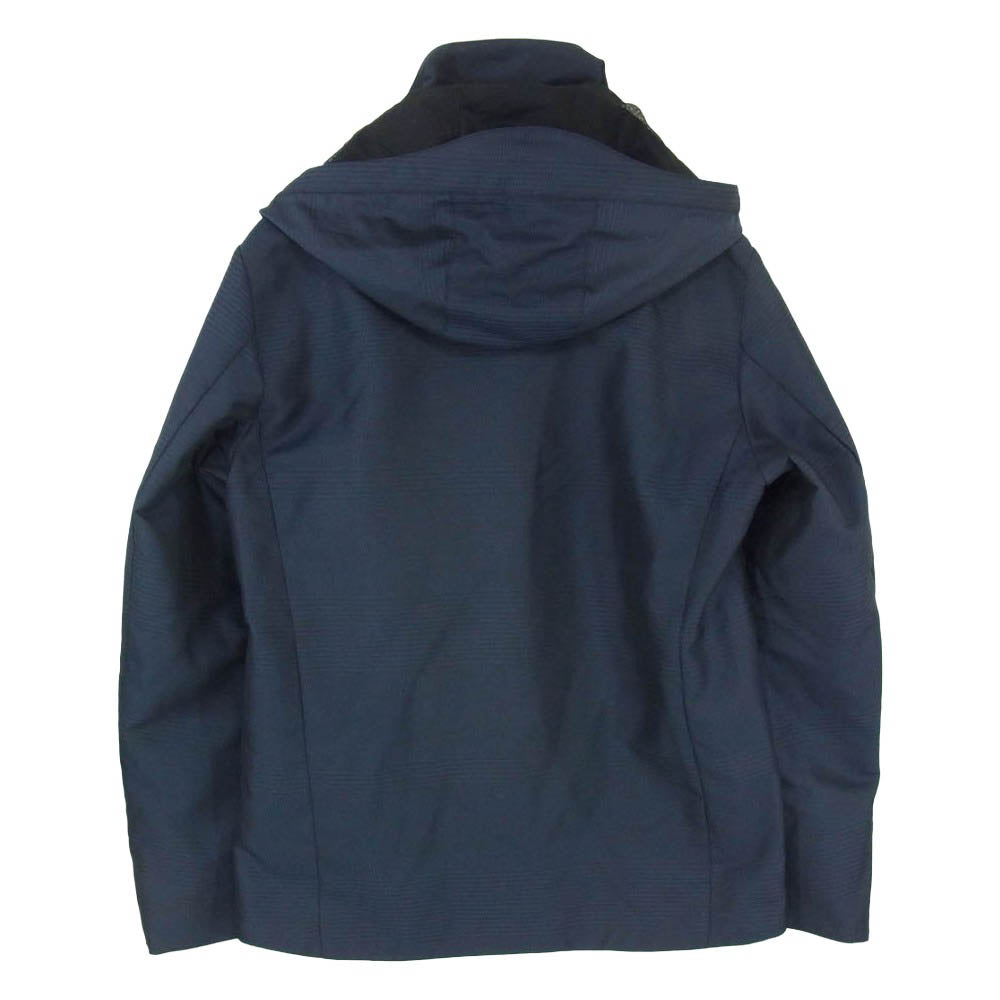 BLACK LABELCRESTBRIDGE ブラックレーベルクレストブリッジ 51F47-347-28 クレストブリッジチェック マウンテンパーカー ジップ ジャケット ネイビー系 L【中古】