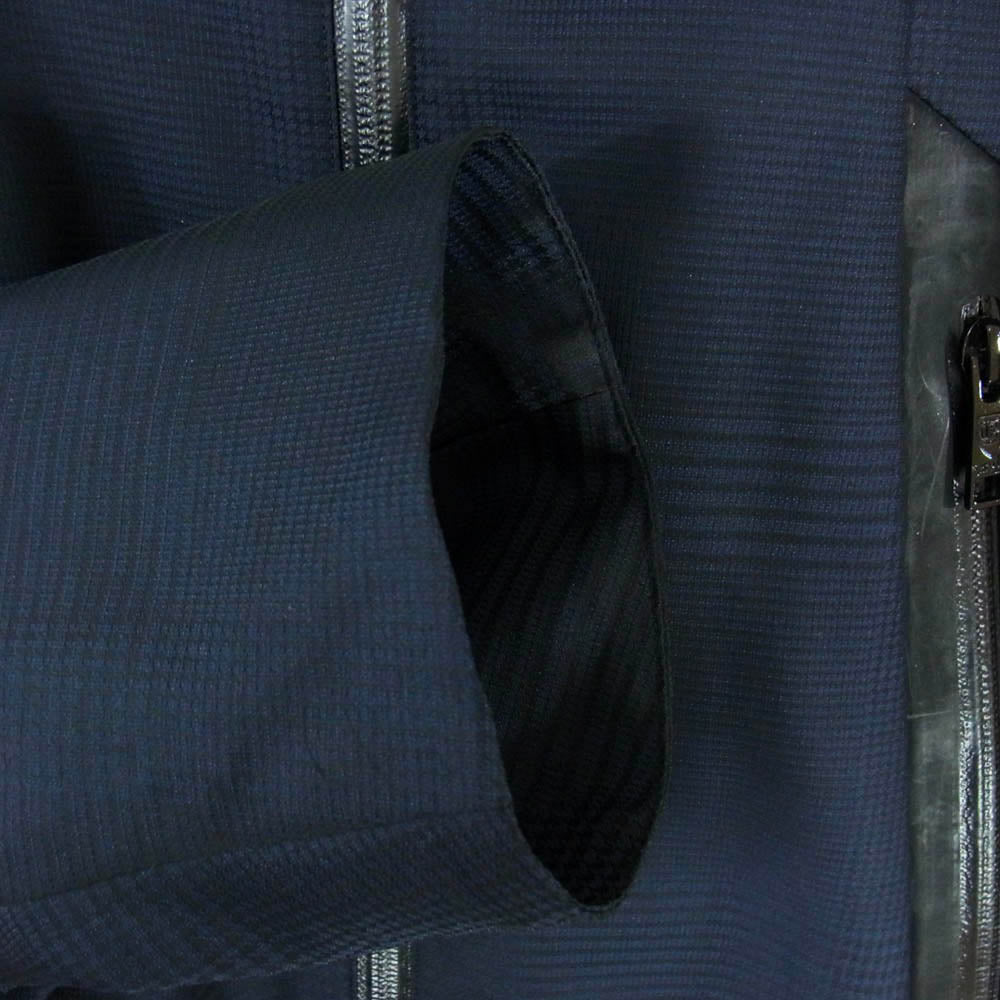 BLACK LABELCRESTBRIDGE ブラックレーベルクレストブリッジ 51F47-347-28 クレストブリッジチェック マウンテンパーカー ジップ ジャケット ネイビー系 L【中古】
