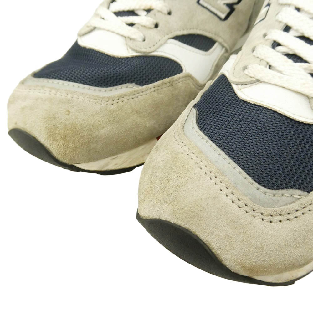 NEW BALANCE ニューバランス M1500GNW イングランド製 1500 Gray Navy グレー ネイビー ローカットスニーカー グレー系 ネイビー系 UK7.5【中古】