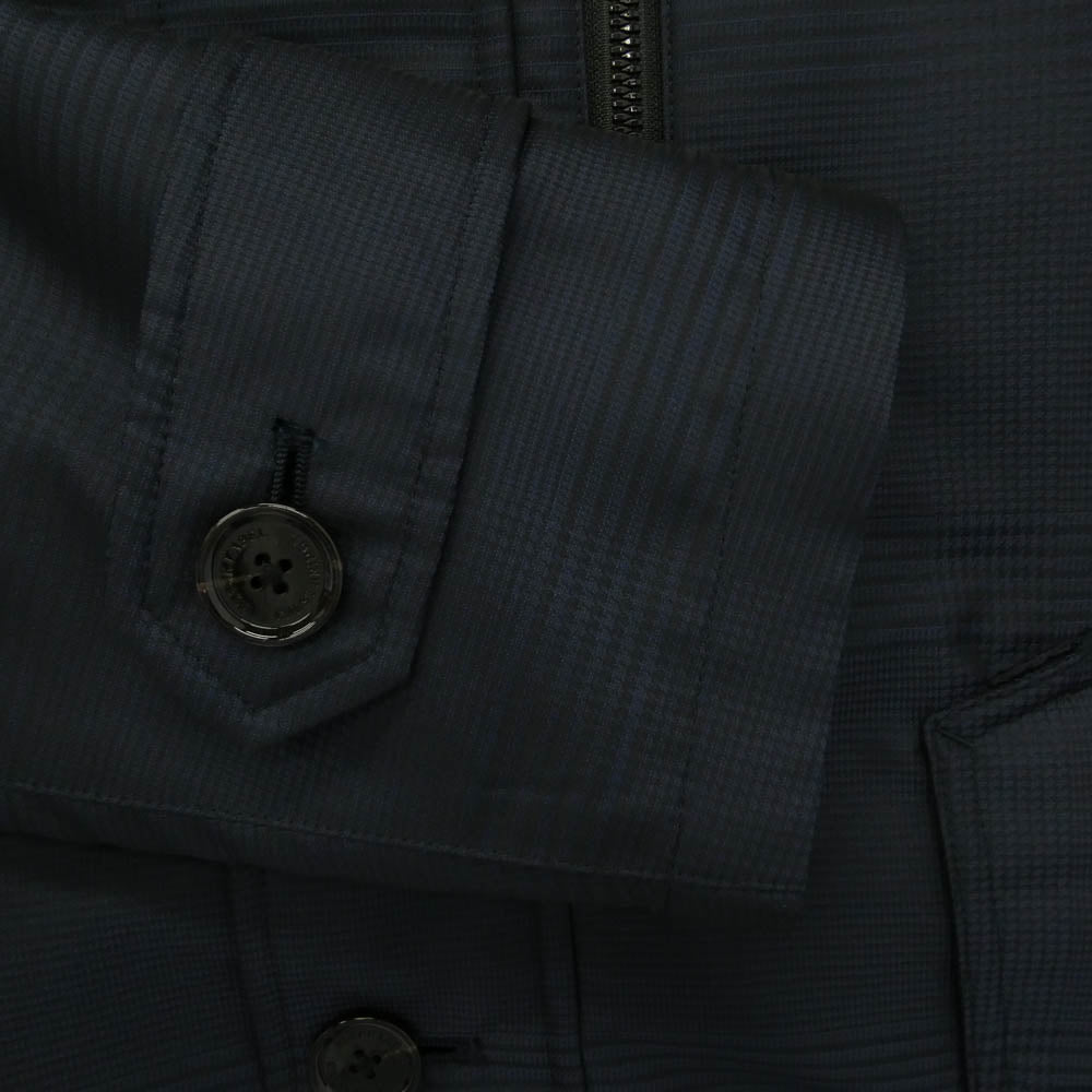 BLACK LABELCRESTBRIDGE ブラックレーベルクレストブリッジ 51F08-207-28 グレンチェック シティパーカー ダウンライナー付き コート ジャケット ブラック系 ネイビー系 M【中古】