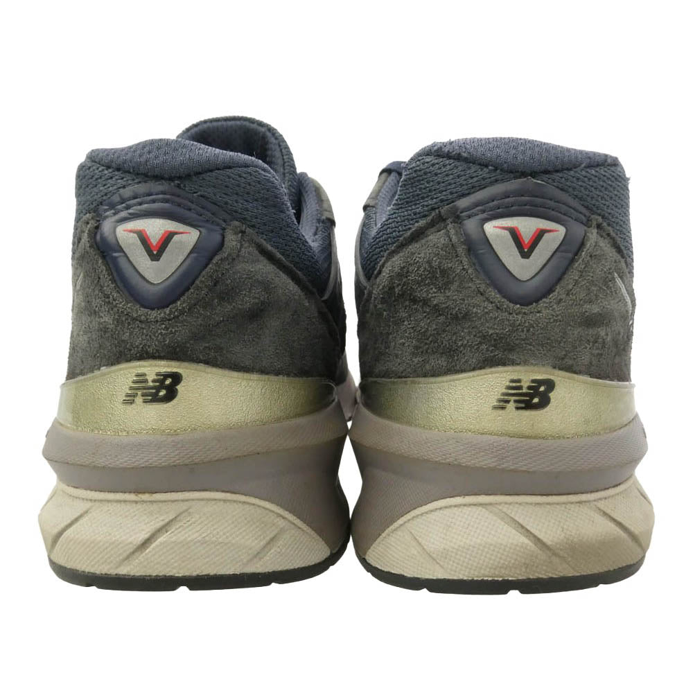 NEW BALANCE ニューバランス M990NV5 USA製 990V5 Navy Silver ネイビー シルバー ローカットスニーカー ネイビー系 チャコール系 26.5cm【中古】