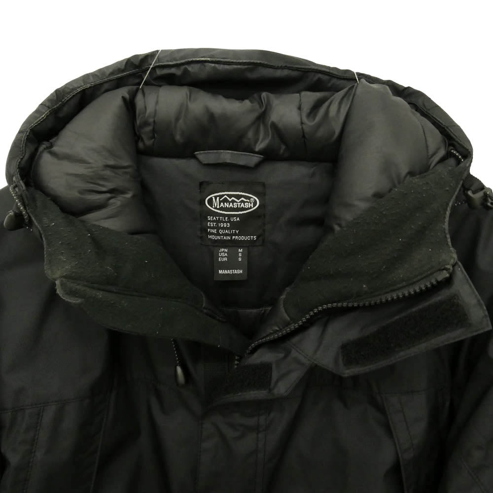 マナスタシュ 7152040 eVENT PRIMA 200 JACKET 中綿 マウンテン パーカー ジャケット ブラック系 M【中古】