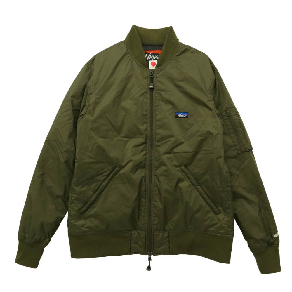NANGA ナンガ AURORATEX MA-1 DOWN JACKET オーロラテックス ダウン ジャケット モスグリーン系 M【中古】