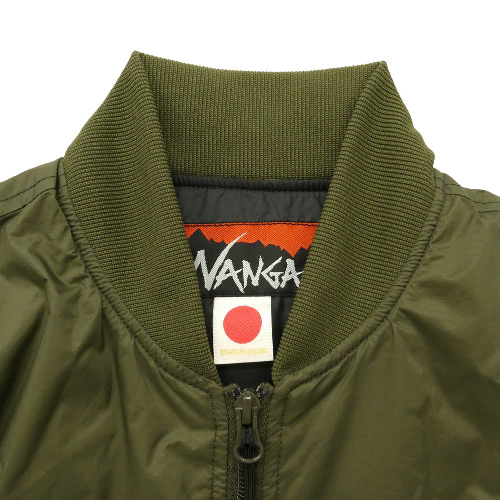 NANGA ナンガ AURORATEX MA-1 DOWN JACKET オーロラテックス ダウン ジャケット モスグリーン系 M【中古】