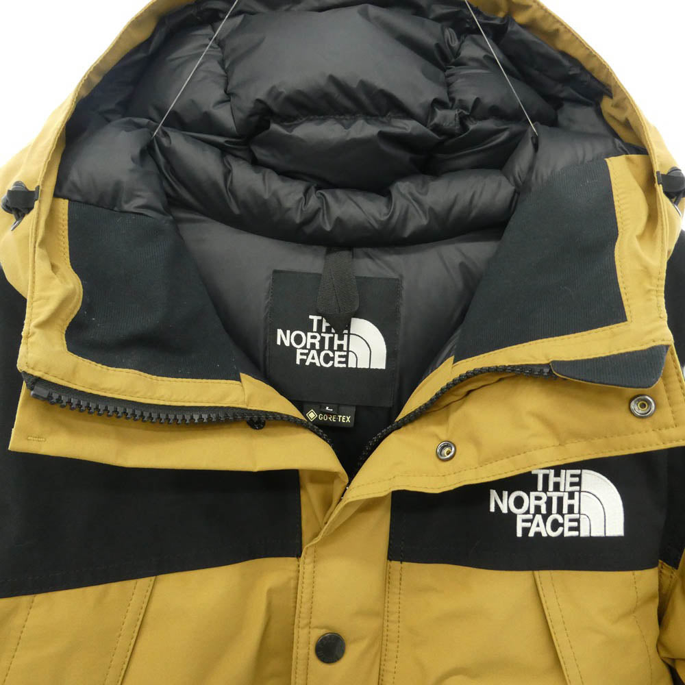 THE NORTH FACE ノースフェイス ND91930 MOUNTAIN DOWN JACKET マウンテン ダウン ジャケット マスタード系 L【中古】