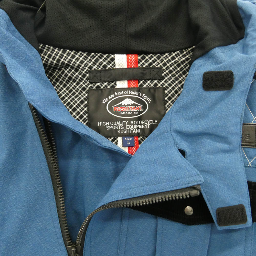 クシタニ K-2459W × 46works アーカナ フード ジャケット ブルー系 L【中古】