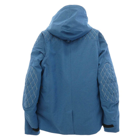 クシタニ K-2882W × 46works WINTER ARCANA JACKET インナー付き ウインター アーカナ フード ジャケット ブルー系 L【中古】