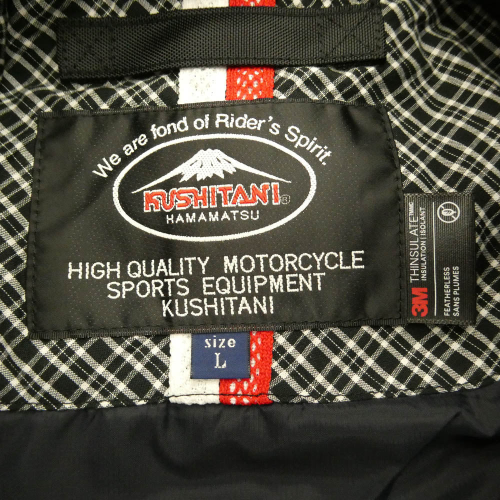 クシタニ K-2882W × 46works WINTER ARCANA JACKET インナー付き ウインター アーカナ フード ジャケット ブルー系 L【中古】