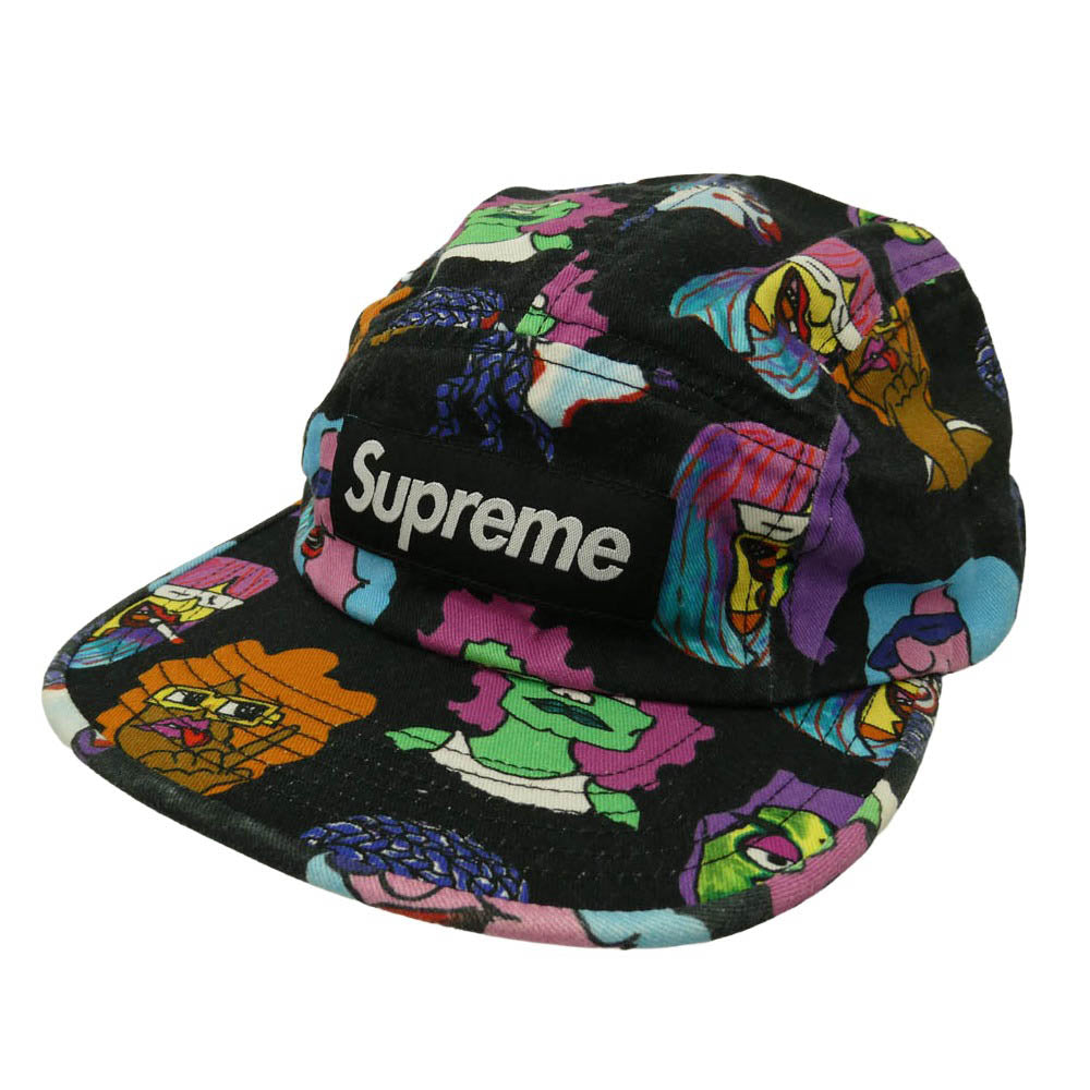 Supreme シュプリーム 17AW × Mark Gonzales マークゴンザレス Gonz Heads Camp Cap ゴンズヘッズ キャンプ キャップ 帽子 マルチカラー系【中古】