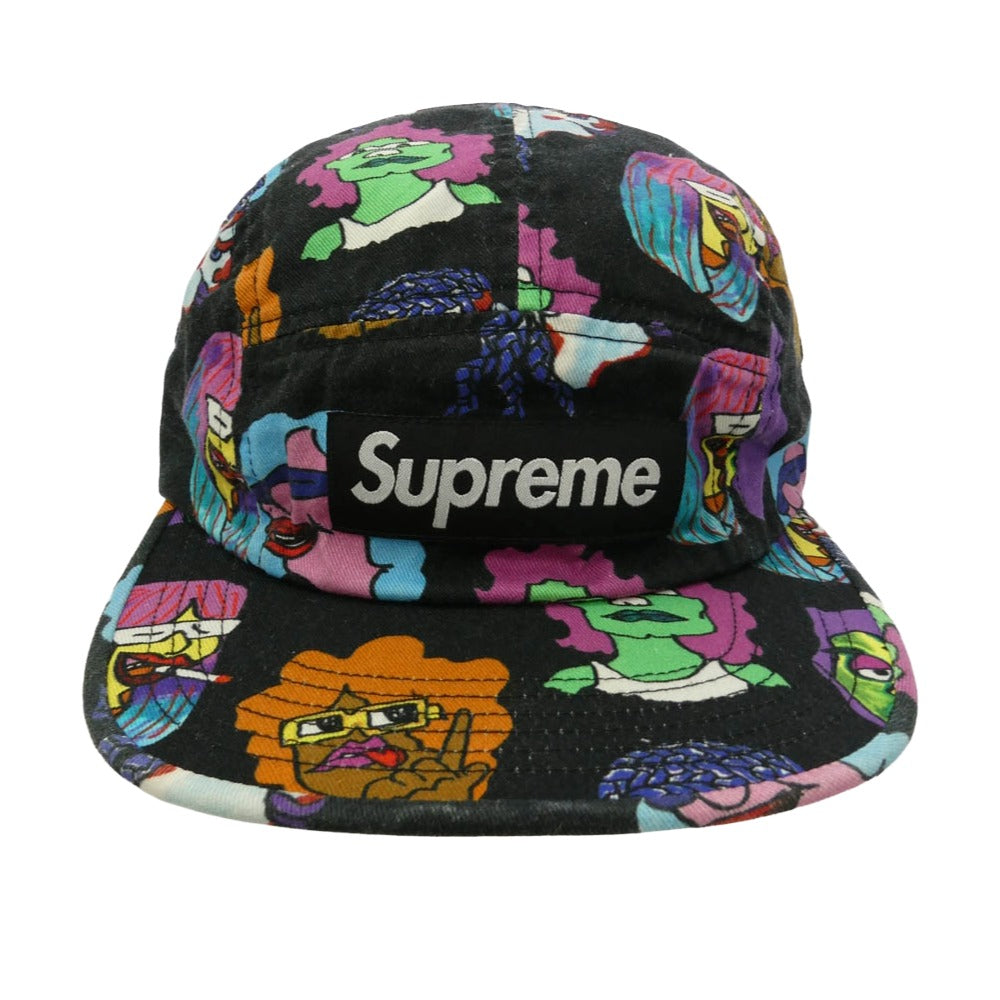 Supreme シュプリーム 17AW × Mark Gonzales マークゴンザレス Gonz Heads Camp Cap ゴンズヘッズ キャンプ キャップ 帽子 マルチカラー系【中古】