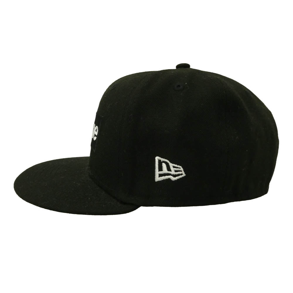 Supreme シュプリーム NEW ERA ニューエラ 21AW × New Era ニューエラ No Comp Box Logo ノーコンプ ボックス ロゴ キャップ 帽子 ブラック系 57.7cm【中古】