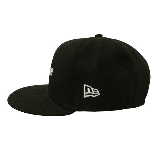 Supreme シュプリーム NEW ERA ニューエラ 21AW × New Era ニューエラ No Comp Box Logo ノーコンプ ボックス ロゴ キャップ 帽子 ブラック系 57.7cm【中古】