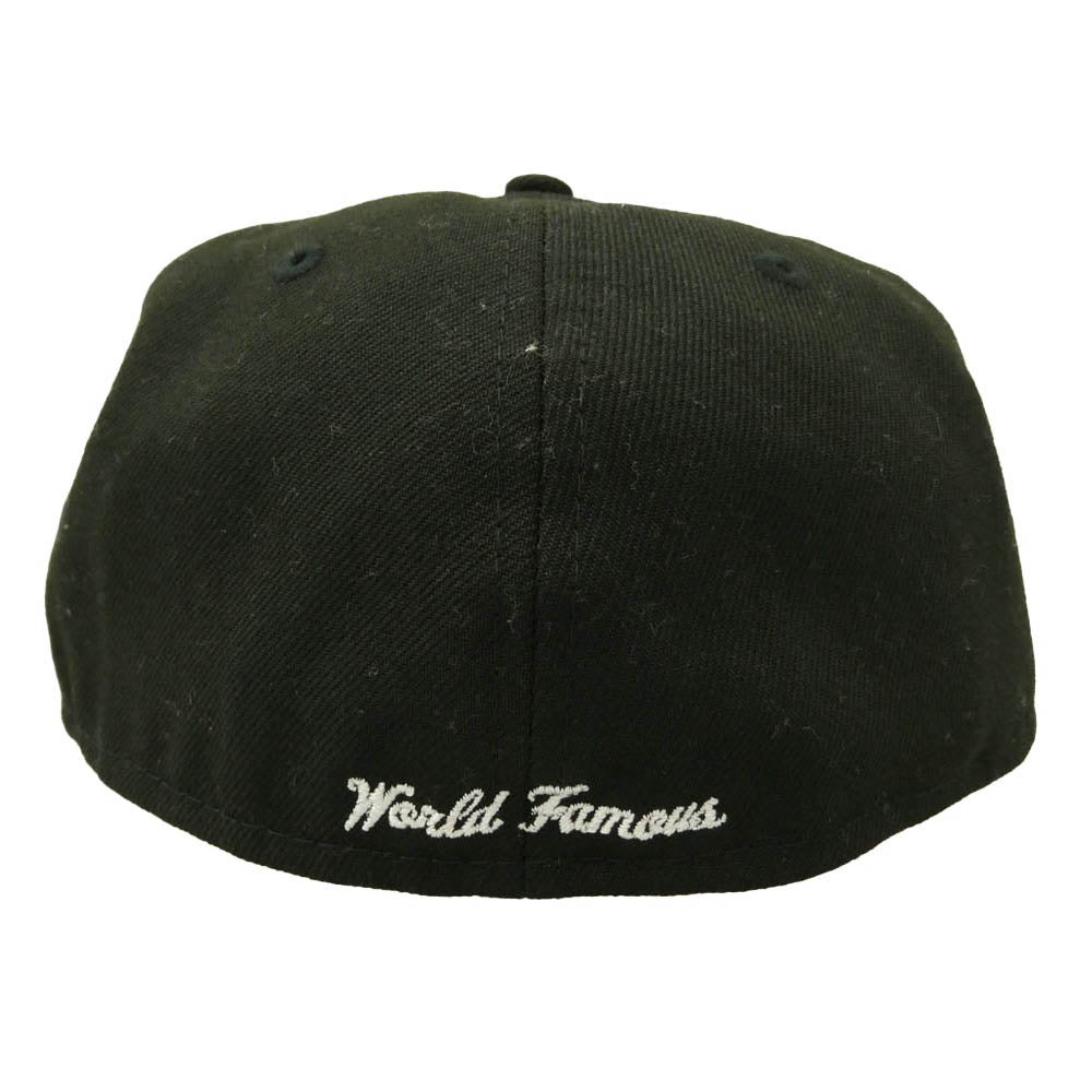 Supreme シュプリーム NEW ERA ニューエラ 21AW × New Era ニューエラ No Comp Box Logo ノーコンプ ボックス ロゴ キャップ 帽子 ブラック系 57.7cm【中古】