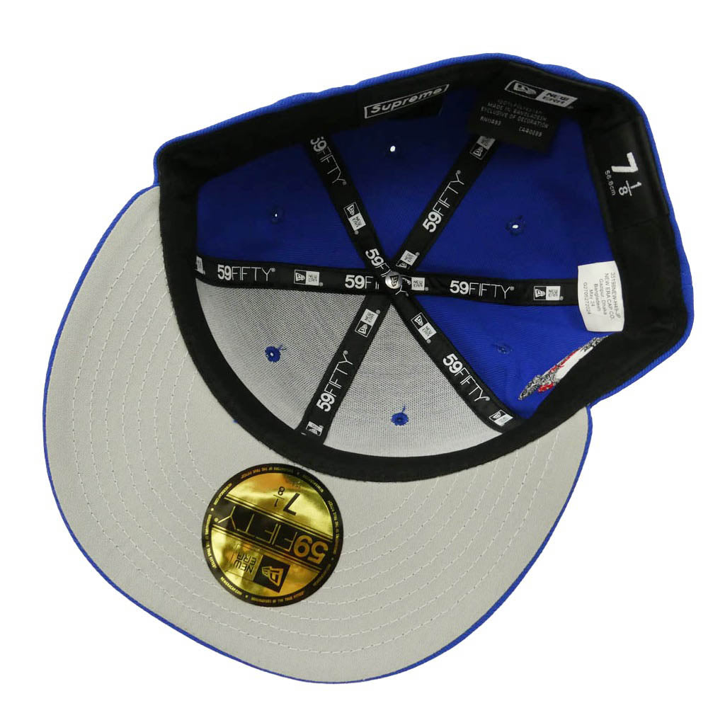 Supreme シュプリーム NEW ERA ニューエラ 24AW × New Era ニューエラ Screw Ball S Logo スクリュー ボール Sロゴ キャップ 帽子 ブルー系 56.8cm【中古】